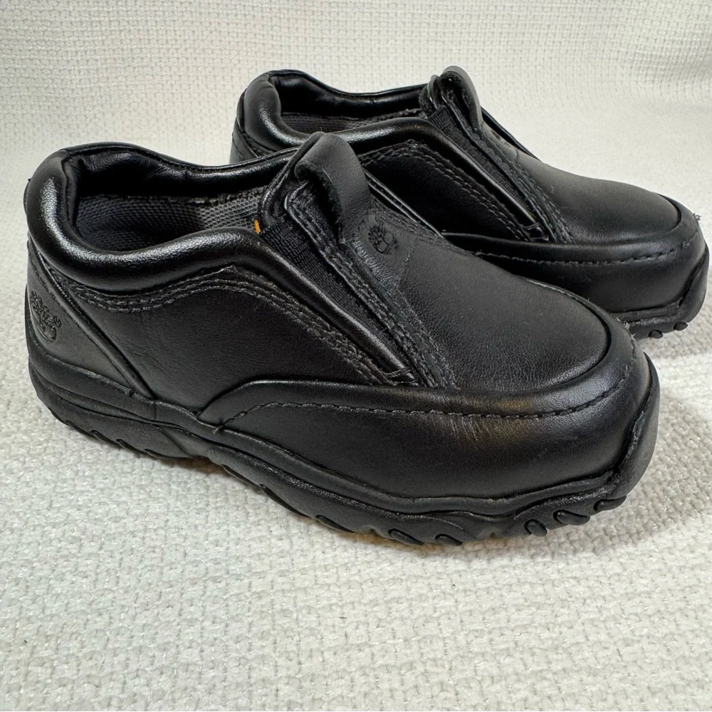 Timberland Black Dress Shoes Classic Slip-On, Baby size 6